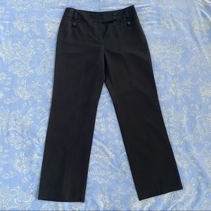 Ann Taylor Flat Front Wide Leg Dress Pants